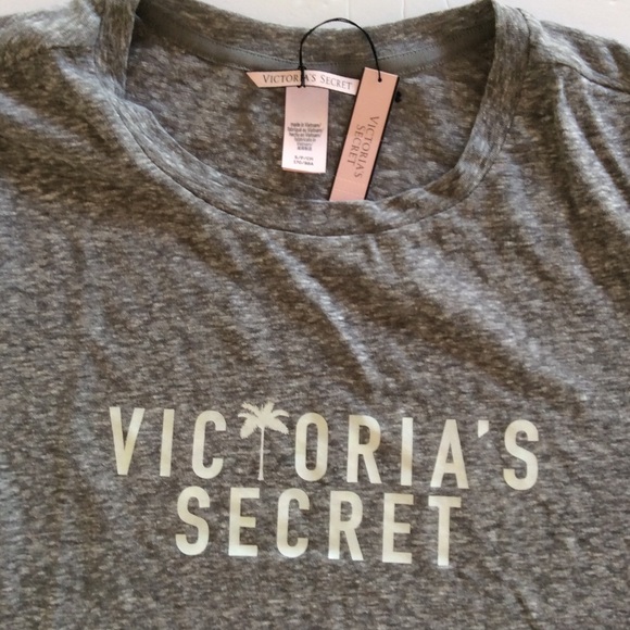 VICTORIA’S SECRET SLEEPSHIRT HEATHER GRAY  NWT SM - Picture 5 of 6